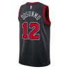 Maillot Homme Chicago Bulls Ayo Dosunmu 12 2022-23 Jordan Statement Edition Noir Swingman